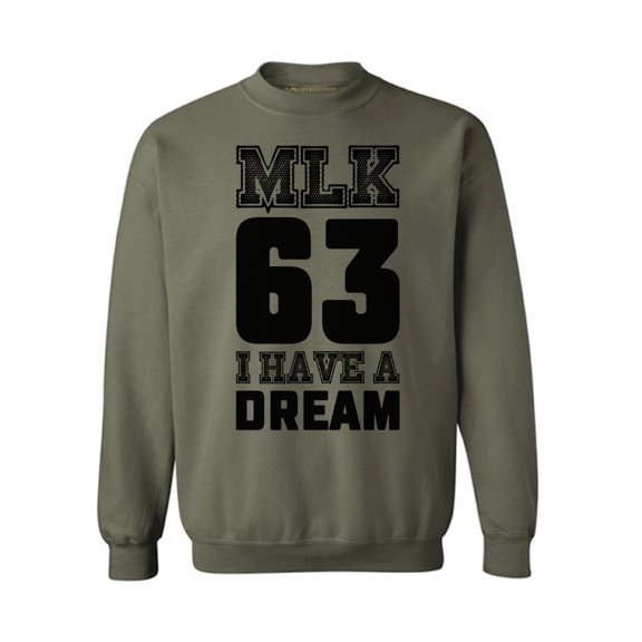 Awkward Styles Unisex Martin Luther King Graphic Sweatshirt Tops I Have a Dream Crewneck Black