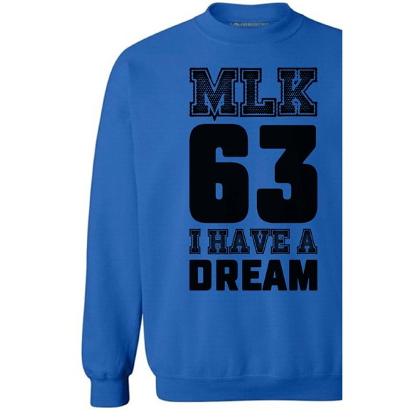 Awkward Styles Unisex Martin Luther King Graphic Sweatshirt Tops I Have a Dream Crewneck Black