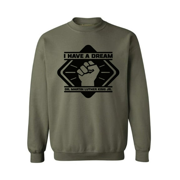 Awkward Styles Unisex Martin Luther King Graphic Sweatshirt Tops Resist Crewneck