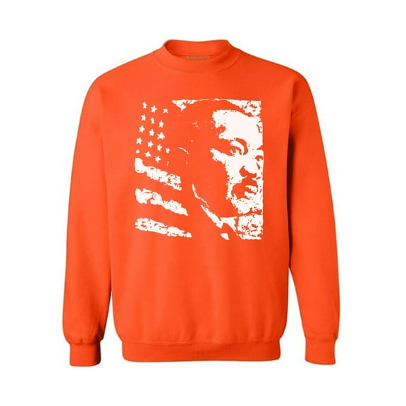 Awkward Styles Unisex Martin Luther King Graphic Sweatshirt Tops USA Flag Crewneck