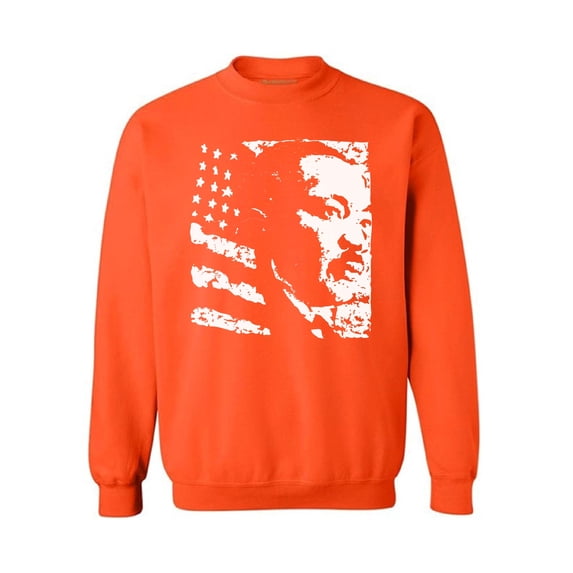 Awkward Styles Unisex Martin Luther King Graphic Sweatshirt Tops USA Flag Crewneck