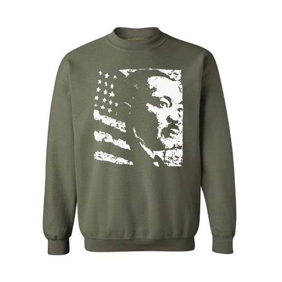 Awkward Styles Unisex Martin Luther King Graphic Sweatshirt Tops USA Flag Crewneck