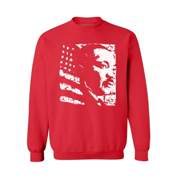 Awkward Styles Unisex Martin Luther King Graphic Sweatshirt Tops USA Flag Crewneck