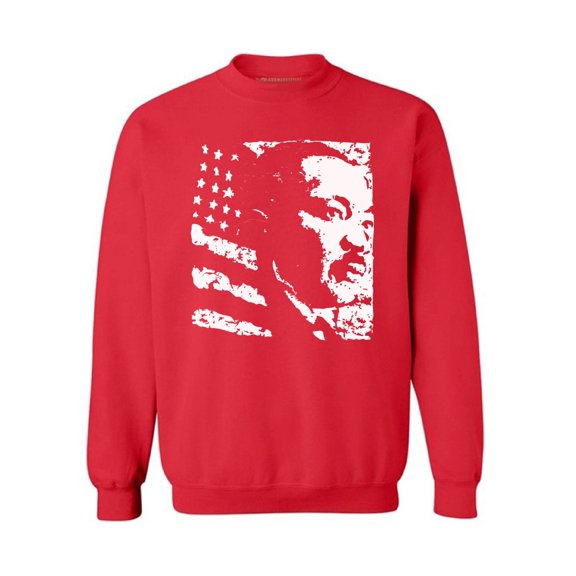 Awkward Styles Unisex Martin Luther King Graphic Sweatshirt Tops USA Flag Crewneck