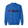 thumbnail image 1 of Awkward Styles Unisex No Excuses Hashtag Graphic Sweatshirt Tops Fitness Gym Workout Motivation, 1 of 5