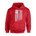 thumbnail image 1 of Awkward Styles Unisex Prostate Cancer Distressed American Flag Graphic Hoodie Tops Fight Blue Ribbon, 1 of 5