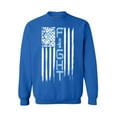 thumbnail image 1 of Awkward Styles Unisex Prostate Cancer Distressed American Flag Graphic Sweatshirt Tops Fight Blue Ribbon, 1 of 5