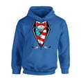 thumbnail image 1 of Awkward Styles Unisex Tuxedo American Flag Graphic Hoodie Tops USA Patriotic, 1 of 5