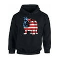 thumbnail image 1 of Awkward Styles Unisex USA Flag Bulldog American Patriotic Graphic Hoodie Tops 4th Of July Gifts, 1 of 5