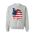 thumbnail image 1 of Awkward Styles Unisex USA Flag Bulldog American Patriotic Graphic Sweatshirt Tops 4th Of July Gifts, 1 of 5