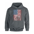thumbnail image 1 of Awkward Styles Unisex USA Flag Distressed Graphic Hoodie Tops 4th of July Independence Day, 1 of 5
