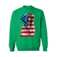 thumbnail image 1 of Awkward Styles Unisex USA Flag Golden Retriever Graphic Sweatshirt Tops Independence Day Gift, 1 of 5