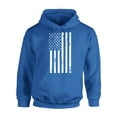 thumbnail image 1 of Awkward Styles Unisex USA Flag Patriotic Graphic Hoodie Tops White Independence Day 4th of July, 1 of 5