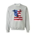 thumbnail image 1 of Awkward Styles Unisex USA Flag Pitbull Graphic Sweatshirt Tops American Flag Pitbull Patriotic 4th of July, 1 of 5