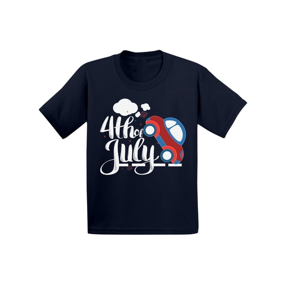 Awkward Styles United States Boys T Shirt for Kids Patriotic Gifts USA Holiday Gifts Outfit for Children Car T-Shirt Car Lovers Tshirt Toddler T Shirt 4th of July T-Shirt Cute Car Shirt Girls Clothes