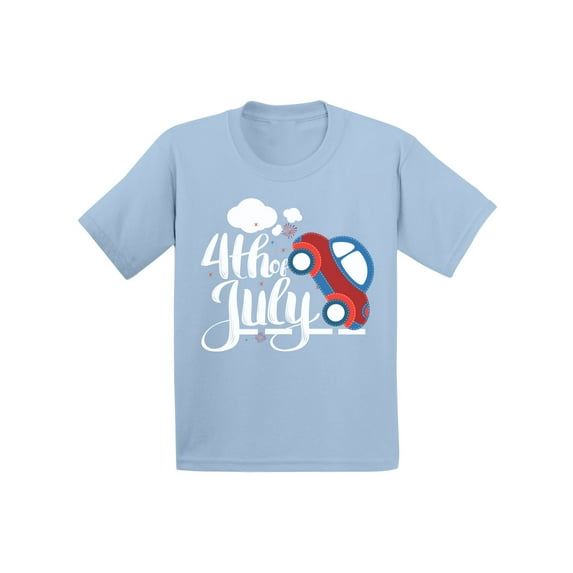 Awkward Styles United States Boys T Shirt for Kids Patriotic Gifts USA Holiday Gifts Outfit for Children Car T-Shirt Car Lovers Tshirt Toddler T Shirt 4th of July T-Shirt Cute Car Shirt Girls Clothes