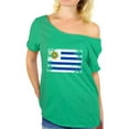 thumbnail image 1 of Awkward Styles Uruguay Flag Off Shoulder Shirt Women's Uruguay Baggy Shirt Uruguay Shirts for Women Uruguayan Soccer Gifts for Her Uruguay 2018 Dolman Top Gifts from Uruguay Cute Uruguay Baggy Tshirt, 1 of 4