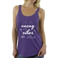 thumbnail image 1 of Awkward Styles Vacay Vibes Racerback Tank Top for Women Vacation Shirts Summer Beach Tank Top Summer Vacation Racerback Top Cute Gifts for Summer Beach Party Outfit Vacay Mode Shirt, 1 of 4