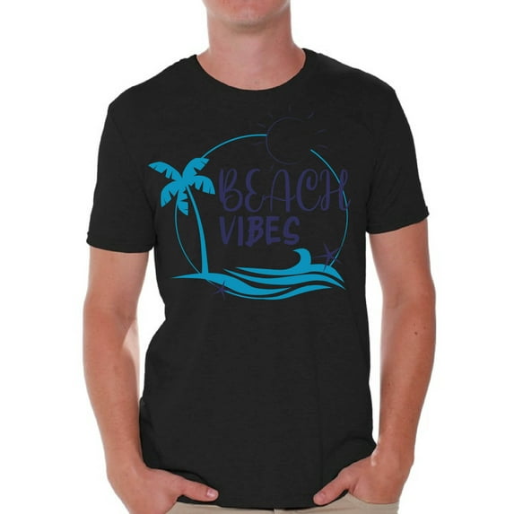 Awkward Styles Vacay Vibes T Shirt for Men Beach Vibes Mens Shirts Beach Clothes for Men Summer T-Shirt Vacay Vibes Tshirt for Men Beach Gifts Summer Shirts Beach Vibes Clothing Collection for Men