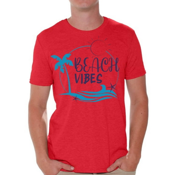 Awkward Styles Vacay Vibes T Shirt for Men Beach Vibes Mens Shirts Beach Clothes for Men Summer T-Shirt Vacay Vibes Tshirt for Men Beach Gifts Summer Shirts Beach Vibes Clothing Collection for Men