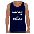 thumbnail image 1 of Awkward Styles Vacay Vibes Tank Top Men's Vacation Tank Beach Muscle Shirt Beach Outfit for Men Summer Party Outfit Summer Vibes Tshirt Summer Vacation Shirts Vacay T-Shirt Travel Tshirt, 1 of 4