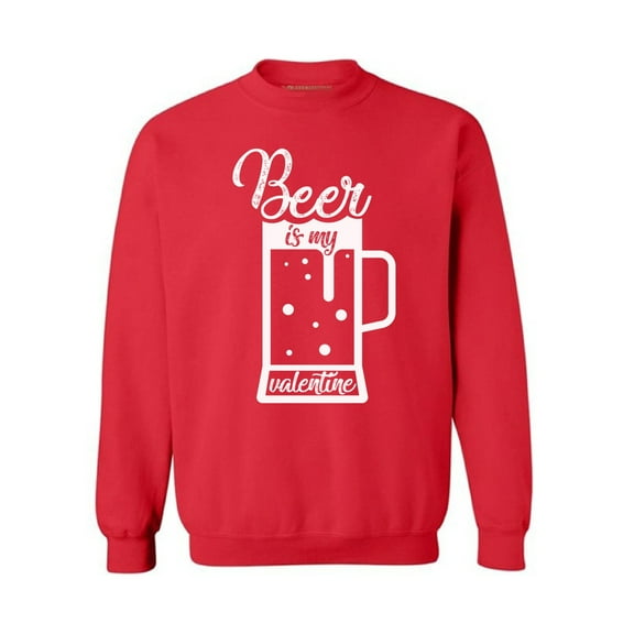 Awkward Styles Is My Valentine Sweatshirt Is My Valentine Sweater for Men and for Women Valentine's Day Gifts Funny Valentine Sweater for Women and for Men Drinking Sweater Party
