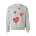 thumbnail image 1 of Awkward Styles Valentine's Crewneck Top Red Hearts Sweatshirts Love Gifts, 1 of 5