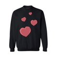 thumbnail image 1 of Awkward Styles Valentine's Crewneck Top Red Hearts Sweatshirts Love Gifts, 1 of 5