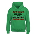 thumbnail image 1 of Awkward Styles Valentine's Day Hoodies for Kids Mommy is my Valentine Hooded Youth Sweatshirt for Girls Boys, 1 of 4
