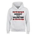 thumbnail image 1 of Awkward Styles Valentine's Day Hoodies for Kids Mommy is my Valentine Hooded Youth Sweatshirt for Girls Boys, 1 of 4