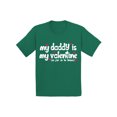 thumbnail image 1 of Awkward Styles Valentine's Day T-shirt My Daddy is My Valentine Toddler Shirt Best Dad Ever Valentine Gifts, 1 of 4