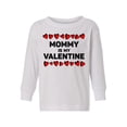 thumbnail image 1 of Awkward Styles Valentine's Day Toddler Long Sleeve Shirt Mommy is my Valentine Kids T-shirt for Boys Girls, 1 of 4