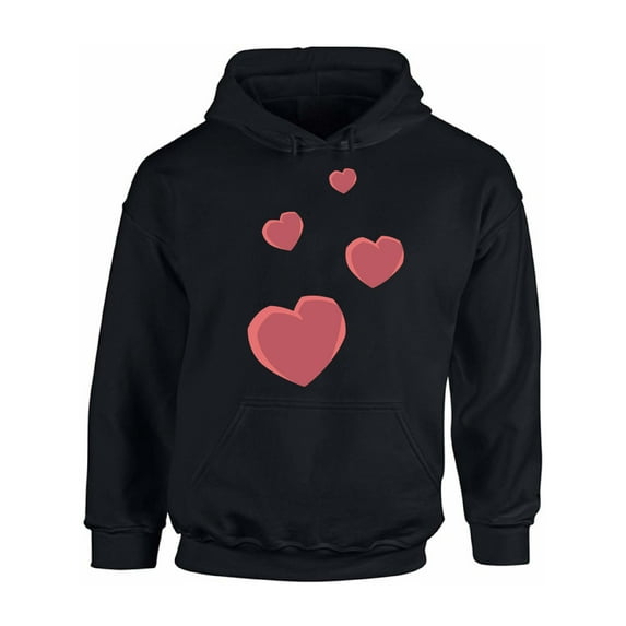 Awkward Styles Valentine's Hoodie Red Hearts Hooded Sweatshirt Love Gifts