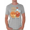 thumbnail image 1 of Awkward Styles Valentine's T-Shirt You and Me T Shirts for Men Maple Syrup Doughnuts Print, 1 of 4
