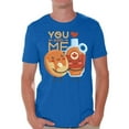 thumbnail image 1 of Awkward Styles Valentine's T-Shirt You and Me T Shirts for Men Maple Syrup Doughnuts Print, 1 of 4