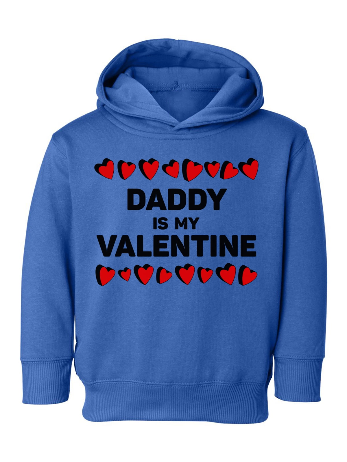 Awkward Styles Valentine's Toddler Hoodie Girls Boys Daddy is my