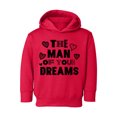 thumbnail image 1 of Awkward Styles Valentine's Toddler Hoodie for Boys The Man of Your Dreams Hooded Sweatshirt for Kids, 1 of 4