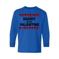 thumbnail image 1 of Awkward Styles Valentine's Youth Long Sleeve T-shirt Daddy is my Valentine Crewneck Tee for Kids Boys Girls, 1 of 4
