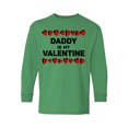 thumbnail image 1 of Awkward Styles Valentine's Youth Long Sleeve T-shirt Daddy is my Valentine Crewneck Tee for Kids Boys Girls, 1 of 4