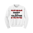 thumbnail image 1 of Awkward Styles Valentine's Youth Sweatshirt for Girls Boys Daddy is my Valentine Crewneck Tops for Kids, 1 of 4