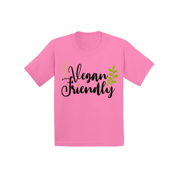 Awkward Styles Vegan Friendly T-Shirts for Youth Vegetarian Kids T Shirts Clothes for Kids Original Children's Shirts Vegan Kids Fashion Vegetarian Gifts Vegan Friendly Clothing Hey Vegetarians
