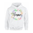 thumbnail image 1 of Awkward Styles Vegetables Unisex Hoodie Vegetarian Hoodie Vegan Sweater Vegan Friendly Hoodie Green Hoodie Vegan Clothes for Women Vegan Organic Stylish Hoodies for Him Gifts for Vegetarians, 1 of 5