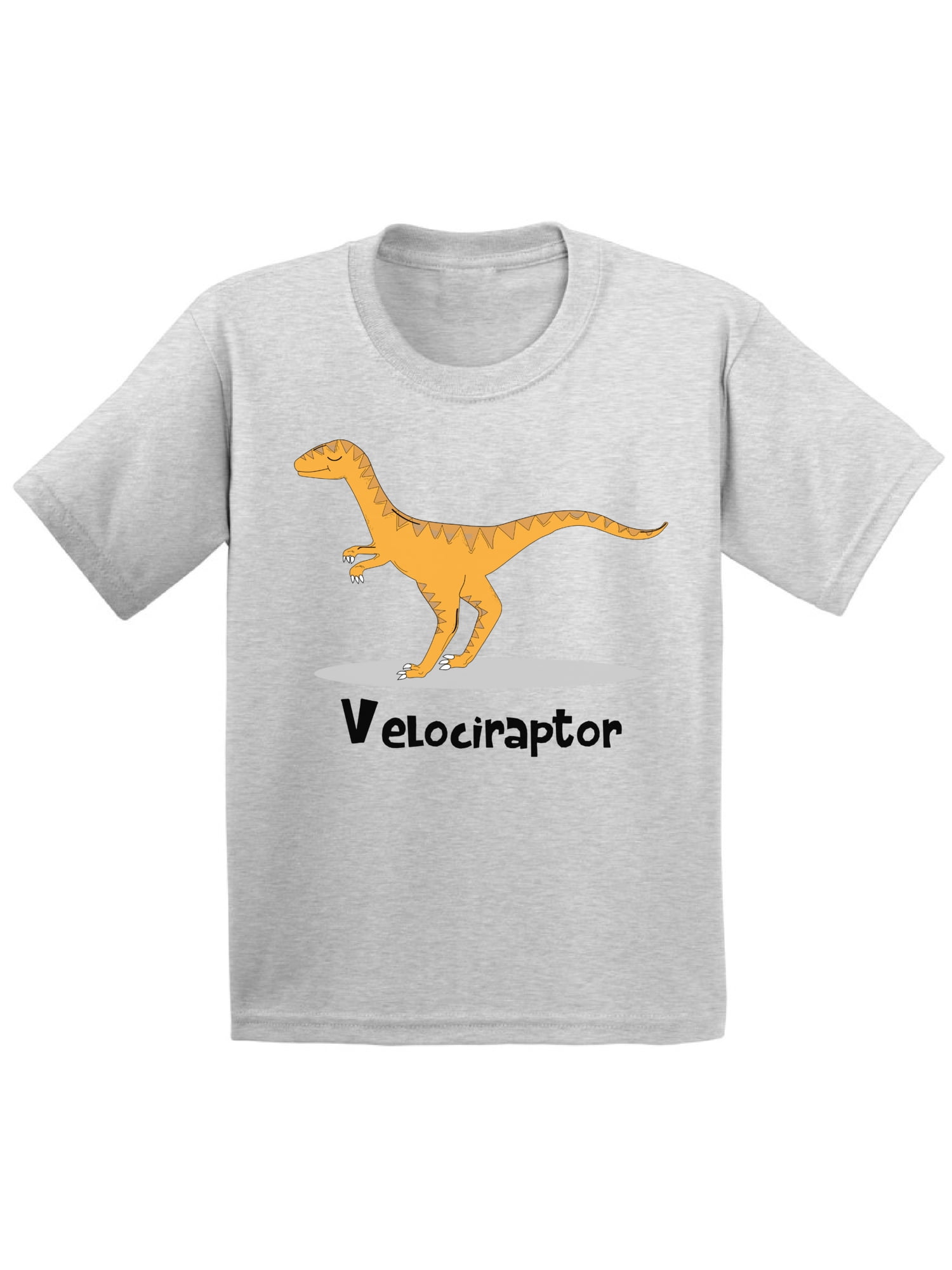 Style3 T-Shirt Bambini E Ragazzi Velociraptor Blue – 100% Cotone Premium, Stampa Originale Vintage, Certificato Öko-Tex 100