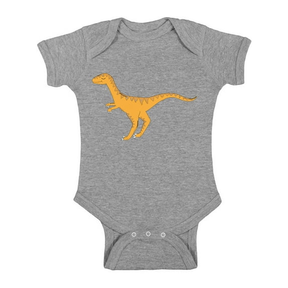 Awkward Styles Velociraptor Romper Baby Bodysuit Short Sleeve Dinosaur One Piece Top for Newborn Baby Dinosaur Gifts for Babies Cute Dinosaur Clothes for Baby Girl Animal Bodysuit for Baby Boy