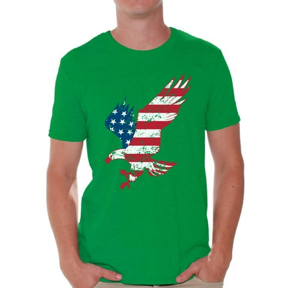 Awkward Styles Veteran Shirt Veteran Mens T-Shirt Veteran T Shirt for Men Eagle American Flag Shirt Eagle T Shirt for Veteran US Veteran Clothes American Flag Shirt American Pride T Shirt for Veteran