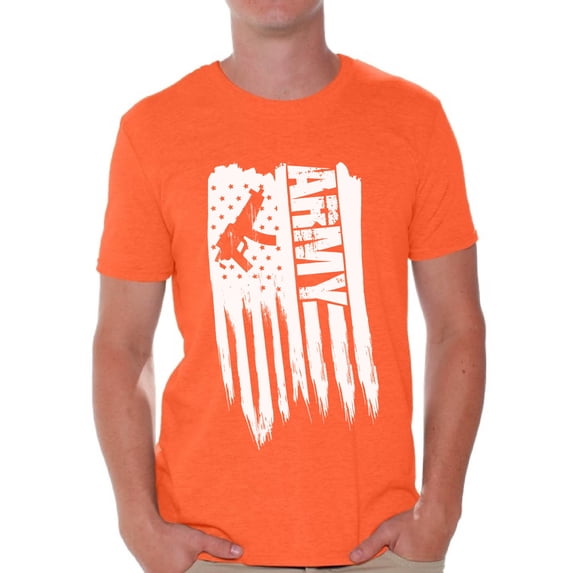 Awkward Styles Veteran Shirt Veteran Mens T-Shirt Veteran T Shirt for Men Patriotic Gifts Stripes and Stars American Style US Flag Shirt for Men American Proud T-Shirt for Men US Veteran Gifts for Him