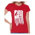 thumbnail image 1 of Awkward Styles Veteran Shirt Veteran Women T-Shirt Veteran T Shirt for Women Flag Women Shirt Veteran Clothing Patriotic Gifts for Her American Army Veteran US Army Ladies Shirt Veteran Ladies Shirt, 1 of 4