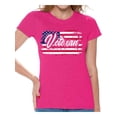 thumbnail image 1 of Awkward Styles Veteran Shirts Veteran Women T-Shirt Flag Women Shirt Veteran Clothing Patriotic Gifts for Her American Army Veteran US Army Ladies Shirt Veteran Ladies Shirt Veteran T Shirt for Women, 1 of 4