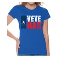 thumbnail image 1 of Awkward Styles Veteran Texas Women Shirt Proud American Retro USA T shirt for Women USA Pride 4th of July Women Tshirt Veteran Gifts USA Patriotic T-shirt for Women United States of America, 1 of 4
