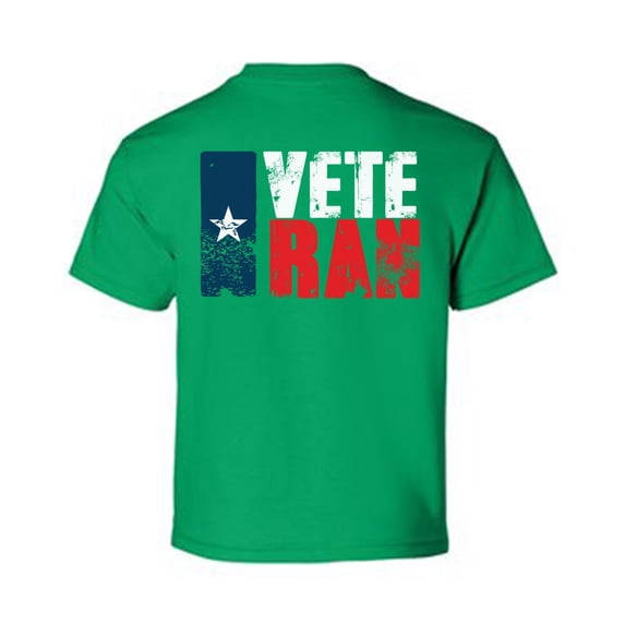 Awkward Styles Veteran Texas Youth Shirt USA Gifts for Kids Vitage USA Boy T shirt Vitage USA Girl T shirt USA Pride USA Veteran Tshirt for Boy USA Veteran Tshirt for Girl Print on the Back Only